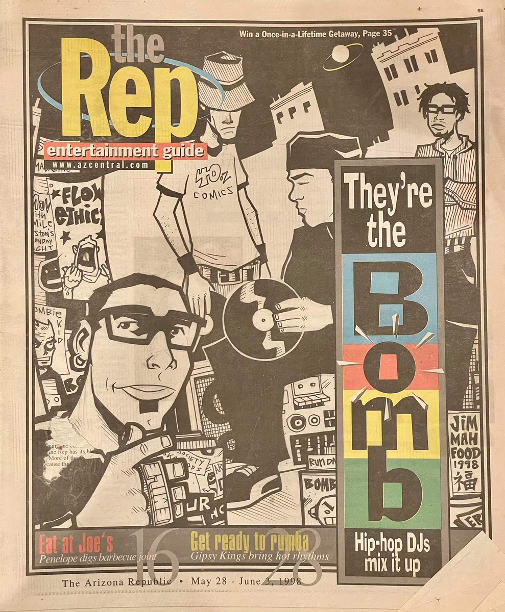 randywrites's tweet photo. Our auld bassist found this article The Rep wrote on my band Broken Pretzel when we were merely unsupervised teenagers touring through Arizona in the 90’s.

#ska #3rdwave #sandiegoska https://t.co/W5VssaR4t7