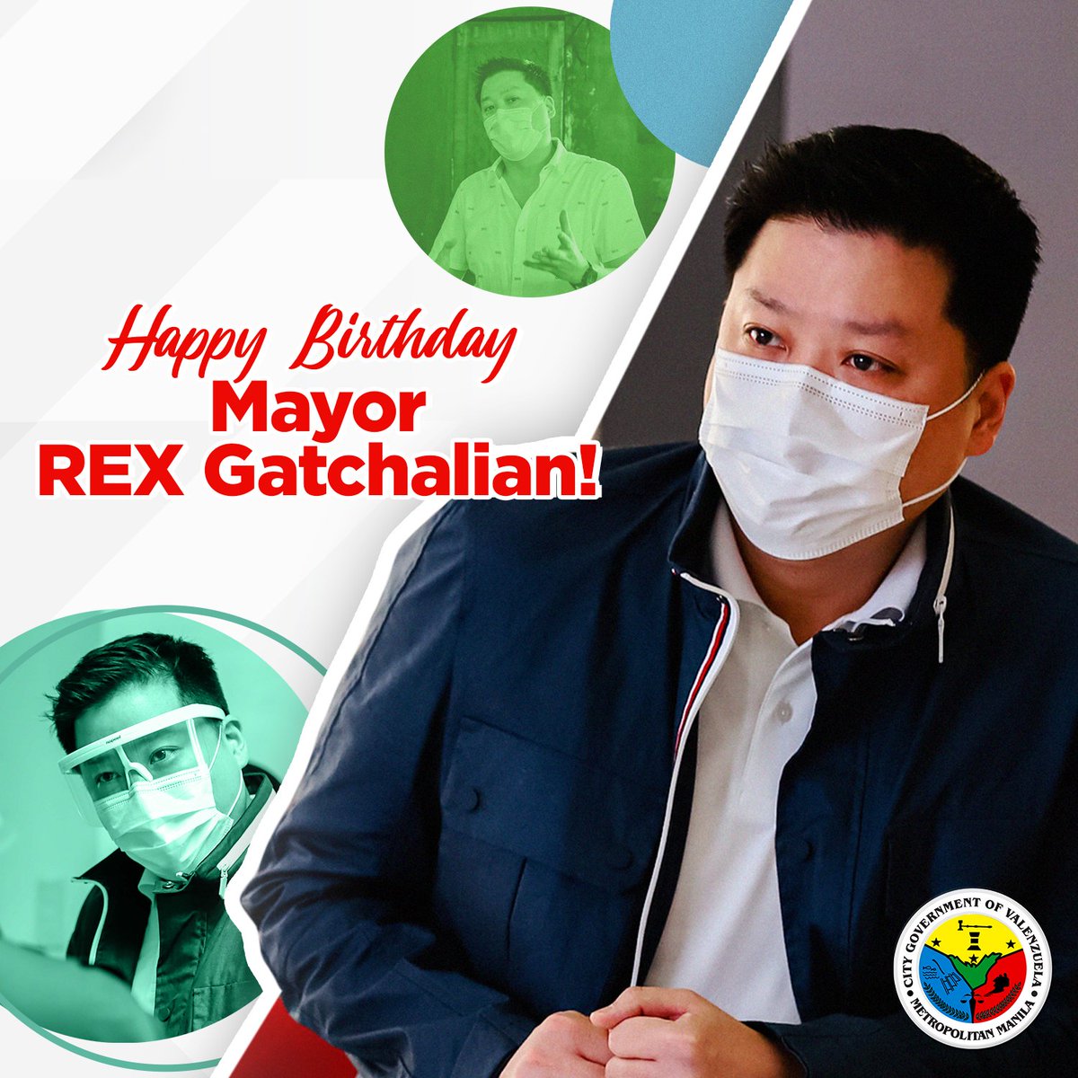 valenzuelacity's tweet photo. Happy Birthday sa ating masipag na Ama ng Lungsod, Mayor @rex_gatchalian! Maraming salamat sa iyong walang kapagurang dedikasyon at serbisyo para sa Valenzuelanos. https://t.co/KtpjX6whY8