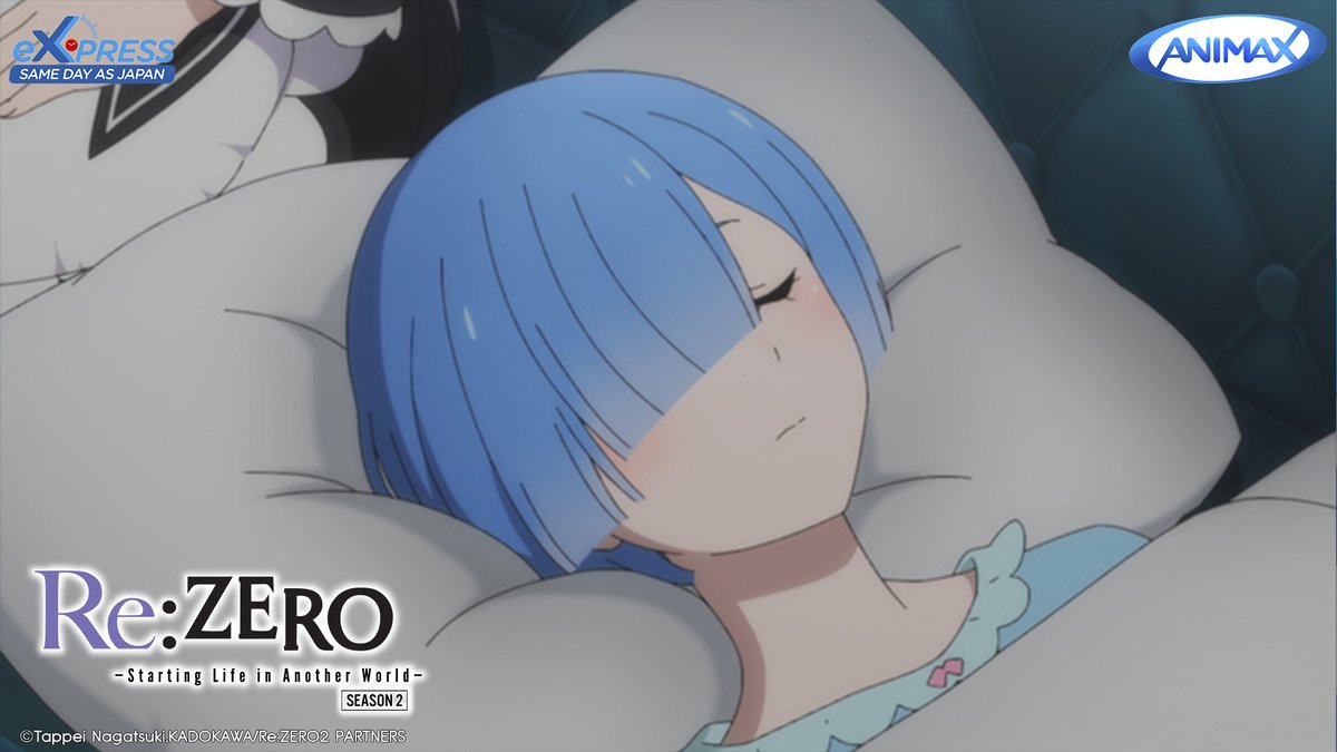 animaxasiatv's tweet photo. Just 5 more minutes... 😴

🔥 'Re: ZERO -Starting Life in Another World- Season 2 (All New Episodes)'
🕣 Every Thu at 8.30PM (7.30PM JKT/BKK), Same Day As Japan
🔁 Encore on Thu, 11.30PM (10.30PM JKT/BKK)

#Animax_eXpress #rezero https://t.co/DRTyw5Pm13