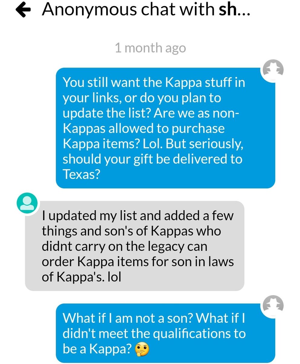DoctoraDaisita's tweet photo. Question for my #DivineNine loves. R ppl allowed to wear pearls in honor of #KamalaHarrisDay? I felt questionable ordering Kappa stuff on #greekgear for my brother-in-law for this year's Christmas exchange 😅. Here's our anonymous elfster exchange, he thought I was my husband lol https://t.co/RpCIxfvCex