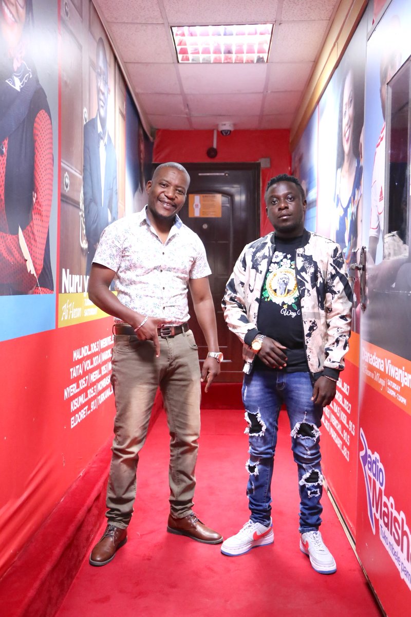 radiomaisha's tweet photo. Maisha Asubuhi #tbt edition na @emmanuelmwashu1 na @shugaboyke1. 6am - 10am. #MwashumbeNaShugaboy https://t.co/WMAILnzffi