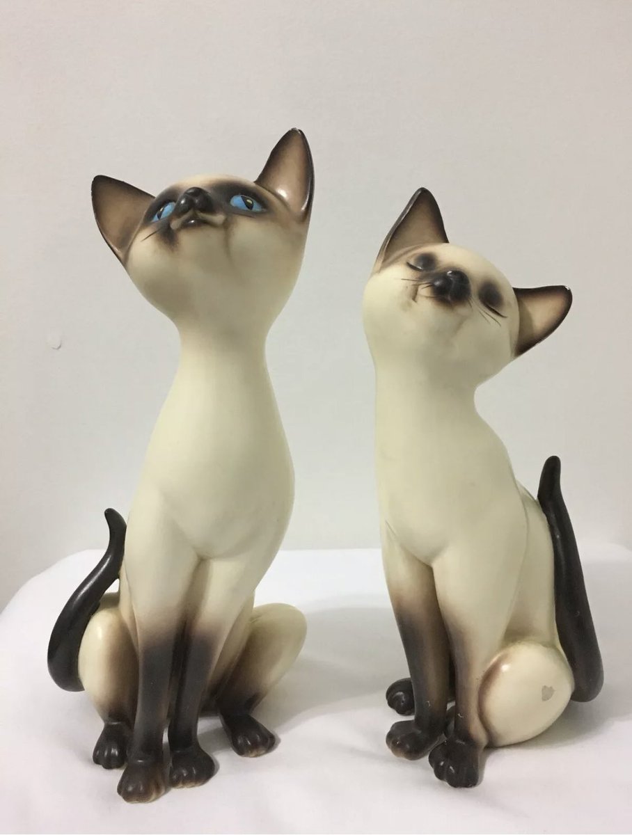 The person who made these DOES NOT live with a Siamese cat. (Or any cat.) But definitely they completely missed this vibe wise.