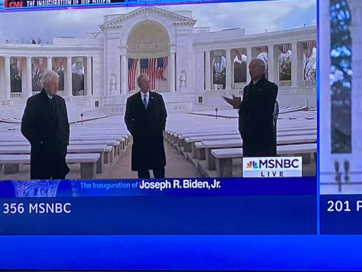 Msjethics's tweet image. Loved the part with the 3 amigo past Presidents