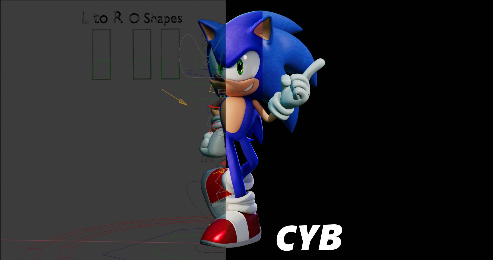 tre træk vejret Lykkelig CYB sur Twitter : "He's here! -Sonic The Hedgehog- (Blender Rig) Files  included... -ACES (main) -Low End (poor PCs) -Filmic (Default Blender color  Space) Leave any questions about the rig! Enjoy :) (