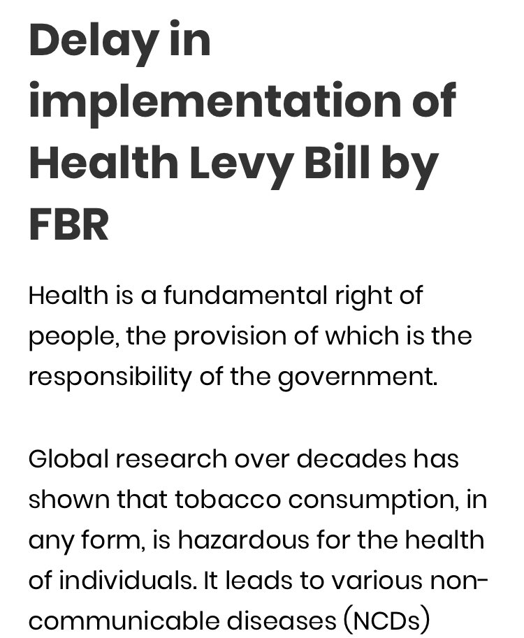 It’s sad that various departments of the government are delaying implementation of health levy (Sin Tax) approved by cabinet last year . All this because of powerful tobacco lobby. See the result of my complaints to PM portal .