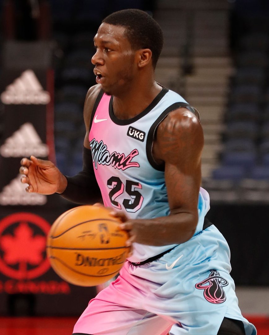 TheDunkCentral's tweet photo. Kendrick Nunn tonight: 

28 points 
8 rebounds 
5 assists 
9/12 FG https://t.co/oO1FNjLouL