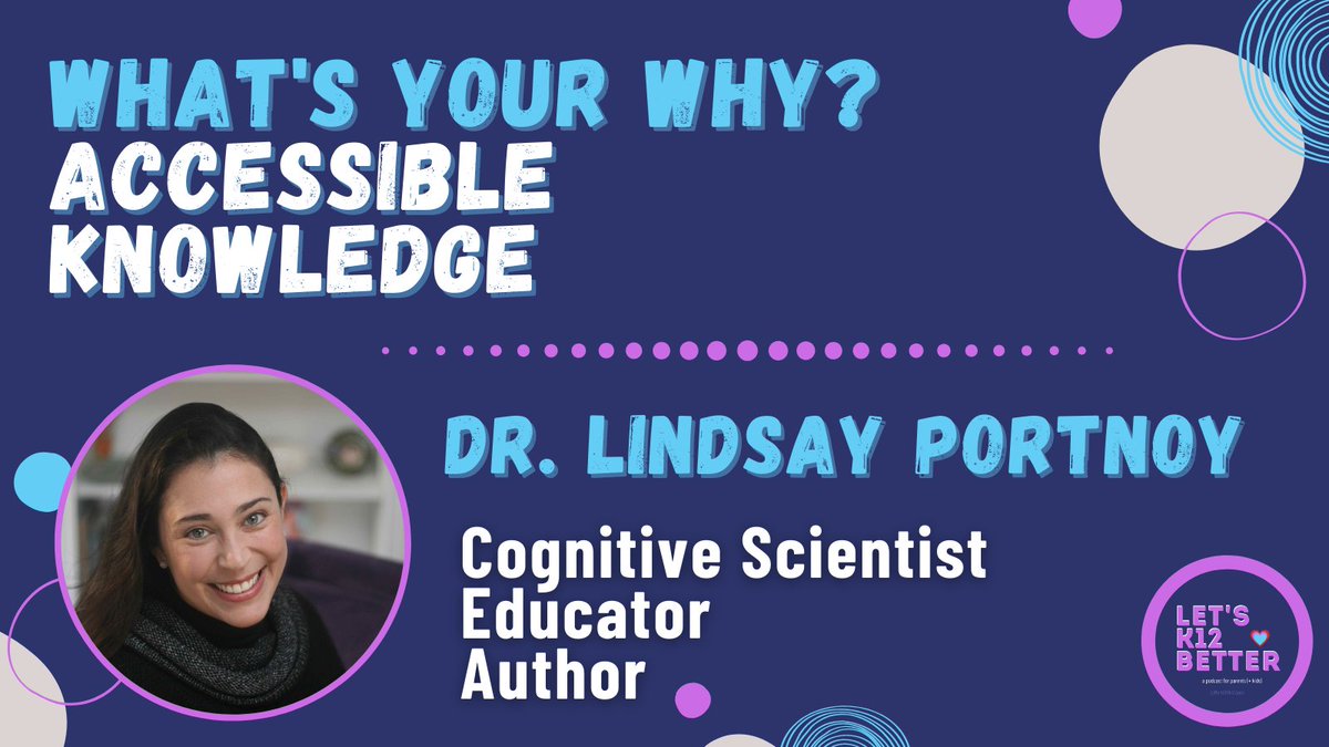 LetsK12Better's tweet photo. OMG! Stop what you're doing and listen to @lportnoy of @gse_neu. She shares how important it is to make best practices in learning accessible to K12 and parenting spaces:
https://t.co/VrFqK8Qaex
#LetsK12Better #DesignedToLearn #GameOnBrainOn
@Northeastern @NortheasternCPS https://t.co/1OaCTN9J0T