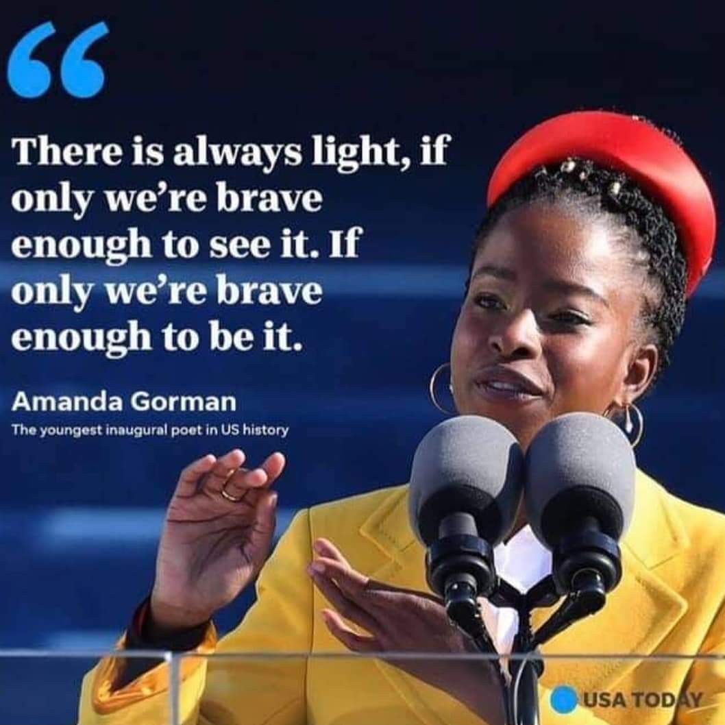 DCB_4466's tweet photo. Be the ligt of values, integrity & humility for our youth.
Amanda Gorman, your future looks bright.
#BlackGirlMagic
#MyVPLooksLikeMe
#HOPE4LIFE
@DianaCBell2 https://t.co/XbtKu68cR1