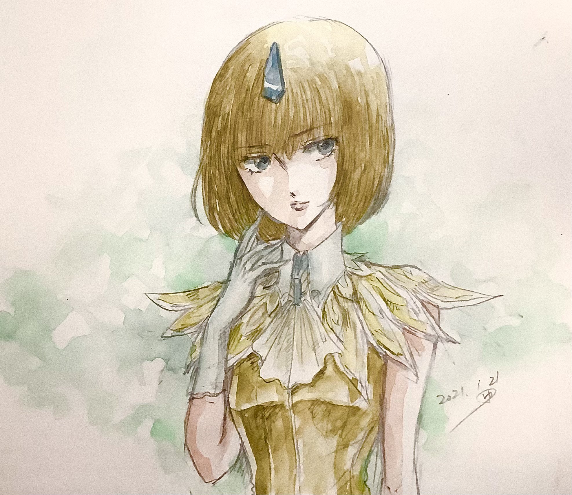短時間大幅値下　ファイブスター物語　ラキシス　直筆　原画　永野護　セル画　アニメ 短時間大幅値下 ファイブスター物語 ラキシス 直筆 原画 永野護