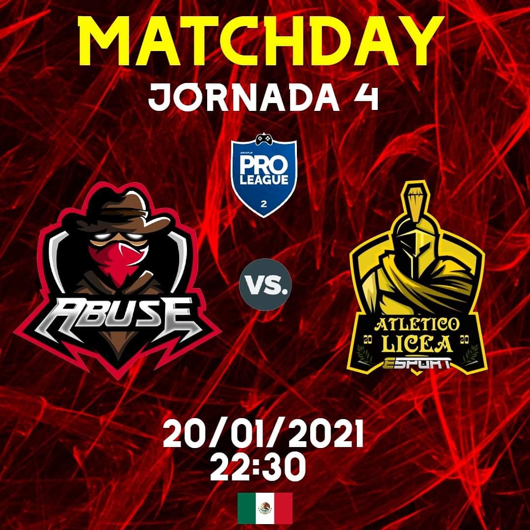 AbuseGaming_'s tweet photo. HOY SE JUEGA PRO LEAGUE DE @SOCCERiD10
🆚 @AtleticoLicea
⏰ 10:30PM
🏆 Pro League 2da Div. 
🎥 https://t.co/j53uZbp2R9

#GoABS
#SOCCERiD | #PROLEAGUE | #ProClubs | #XBOX | #eSports | #FIFA21 | #ClubesPRO https://t.co/xKTKHinz1I
