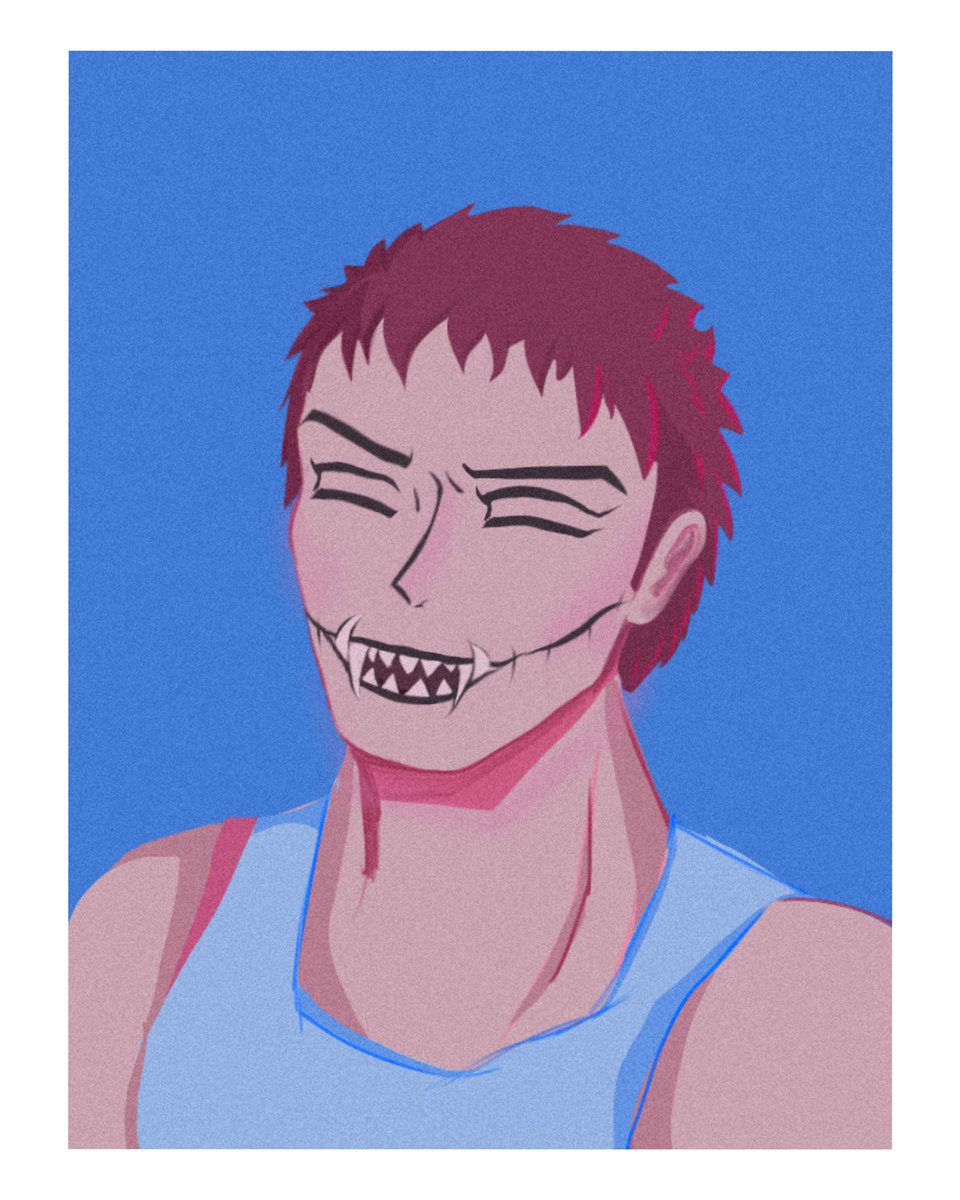 #katakuri chilling in a Dunkin' Donuts on a tuesday afternoon