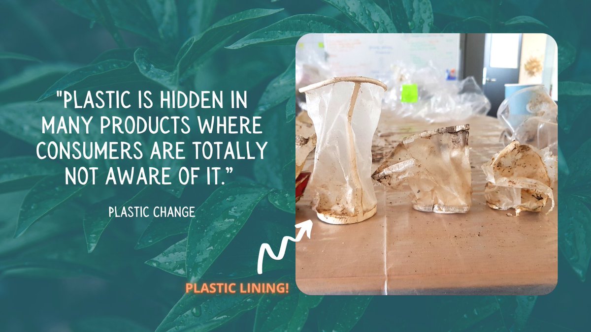 brkfreeplastic's tweet photo. This single-use “paper” cup was picked-up during a #brandaudit2020 event organized by #breakfreefromplastic member, @PlasticChange. 🙌🏾
This so-called “greener option” is actually lined with plastic which can stay intact for decades, if not centuries.
📷: #PlasticChange https://t.co/OuESZMjyjv