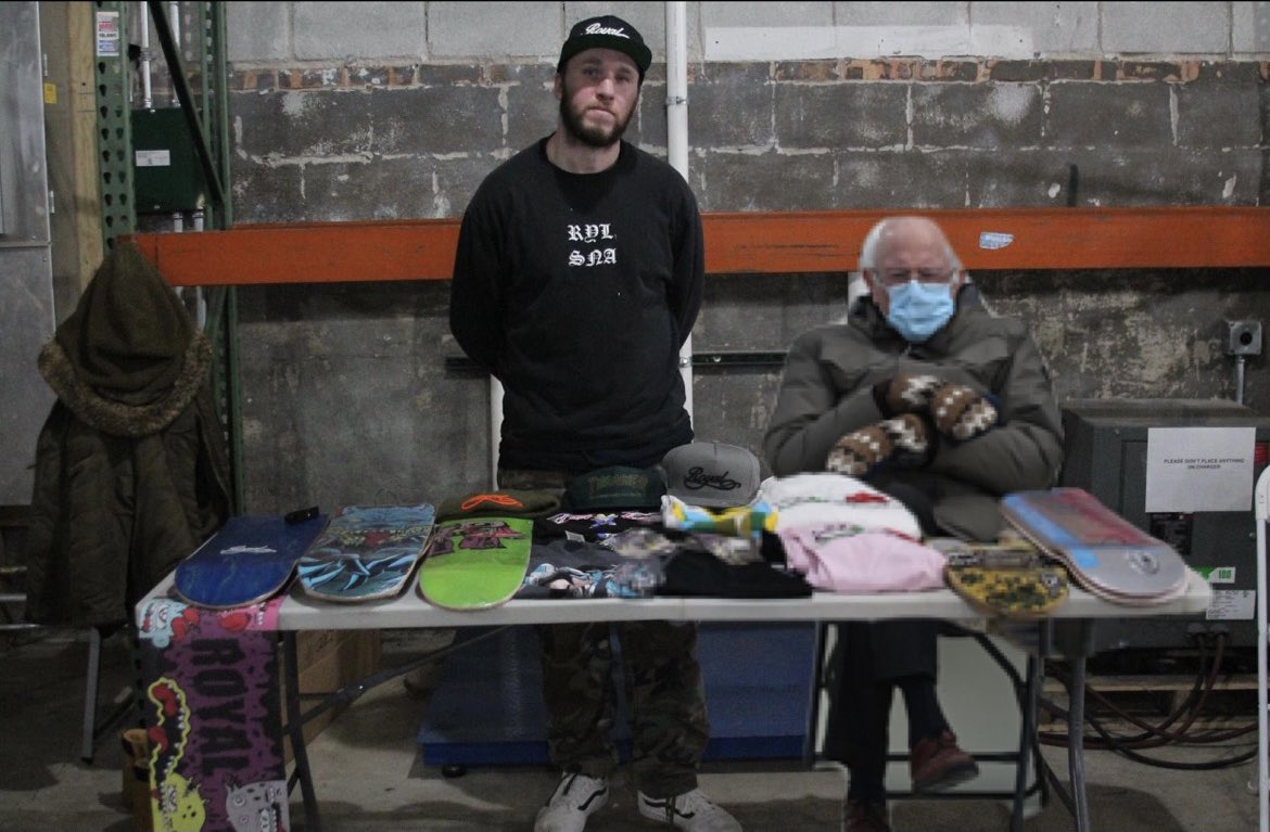 ɢɴᴀʀʟʏ ᴊᴀʀɢᴏɴ (@gnarlyjargon) on Twitter photo <a href="/royalSnA/">Royal Skate & Apparel</a> #berniesmittens #royalsna
Best stimulus right now would be a RT from <a href="/BernieSanders/">Bernie Sanders</a>
🧤 <a href="/royalSnA/">Royal Skate & Apparel</a> #berniesmittens #royalsna
Best stimulus right now would be a RT from <a href="/BernieSanders/">Bernie Sanders</a>
🧤