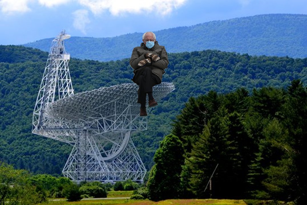 lucifignewton's tweet photo. since I'm probably not allowed to post this on the Official Account here's bernie on the gbt https://t.co/3Bq2dMVWZB