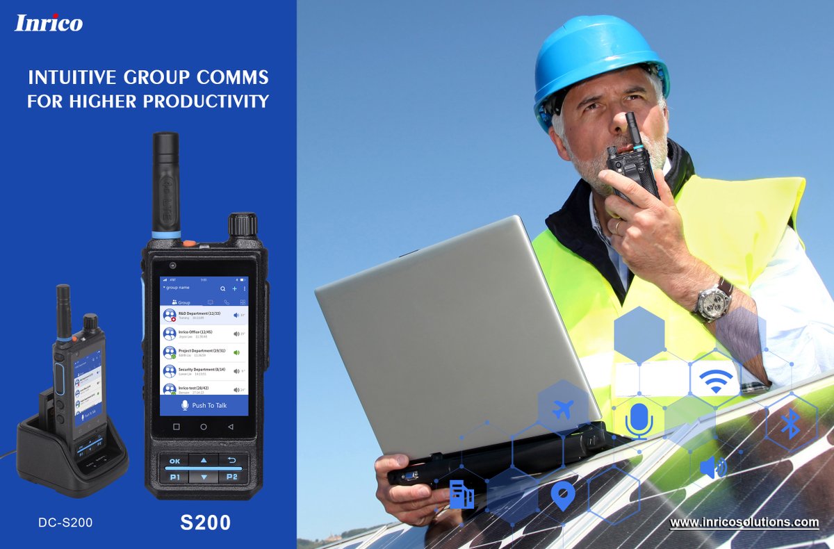 InricoSolutions's tweet photo. #S200 PoC radio, compact and powerful. Its big display makes it easy to read the messages and work orders. It comes with a table-top charger, which charges the radio and the backup battery at the same time.
https://t.co/mcGEALyeoc
#InricoSolutions #PoC #LTE #Cellular #Charger https://t.co/G3hxrfMXYb