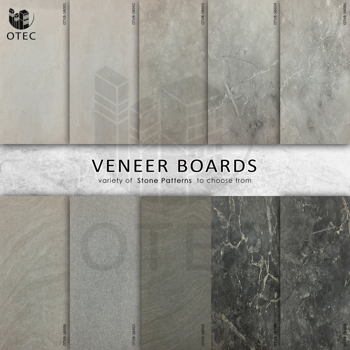 ontop_corp's tweet image. We supply wide range of Veneer Boards use in the fabrication of:
- Cabinets
- Doors
- Walls
- Ceilings
- Furniture's

Below are some of our available Stone Patterns.

#veneerboards #stonepatterns
#constructionsupplies #constructionmaterials
#otec #ontopenterprisecorp