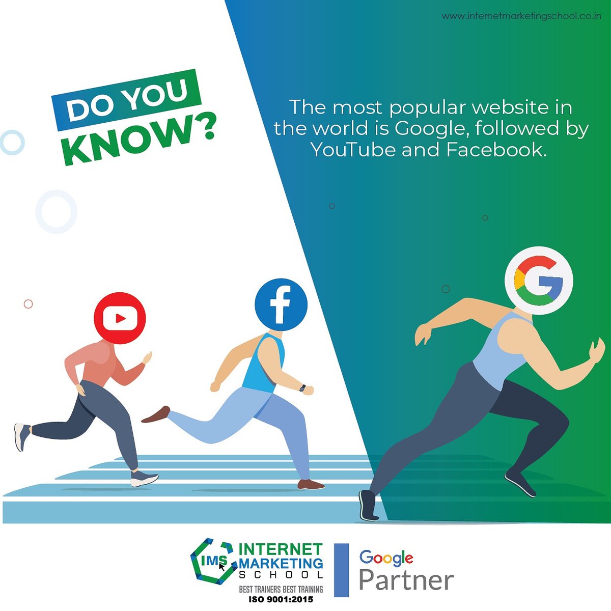 imschooldigital's tweet photo. Interestingly, the highest-ranked websites
in the world are optimized to enhance the rank of other websites.
#InternetMarketingSchool #Imschool #ims #DigitalMarketing
#DoYouKnow #IMStrivia https://t.co/bTDQ5UkNTo