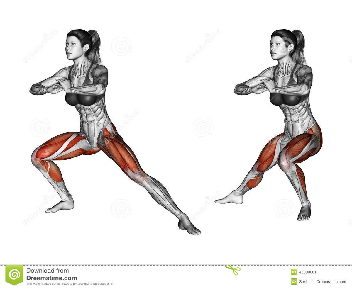 3. Lateral LungeNot a "main" exercise, but useful to do; if you cannot do these, you likely have tight hips, tight adductors, and very poor movement capacity2-3 sets, 5-10 reps
