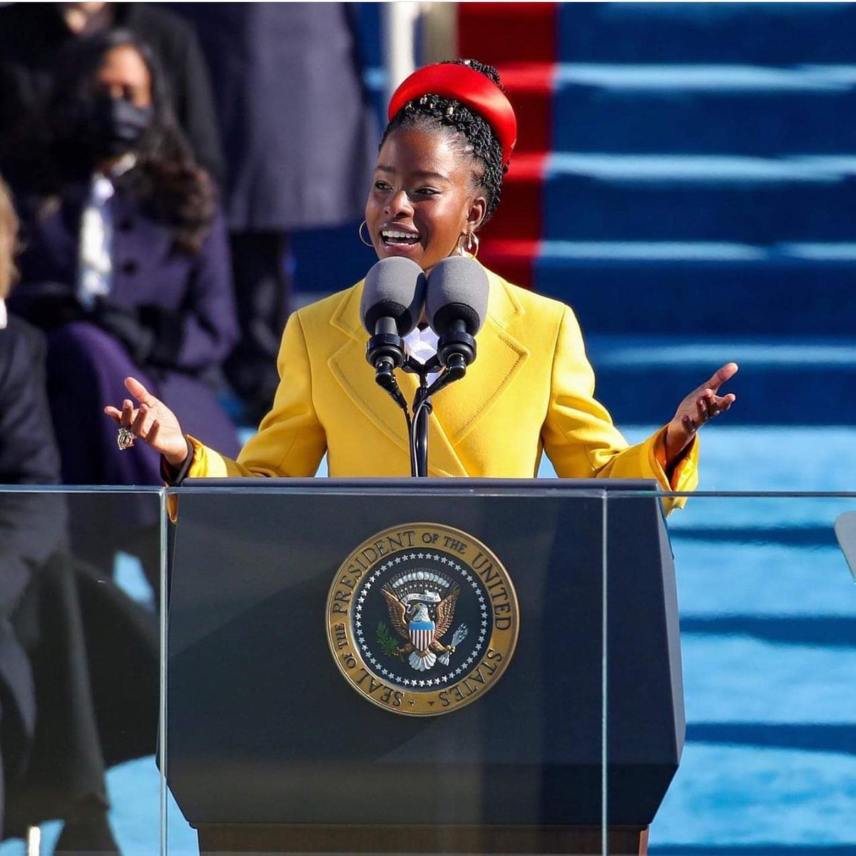 Thank you, <a href="/TheAmandaGorman/">Amanda Gorman</a> for unifying and being so inspiring today. #PoetLaureate #Inauguration2021