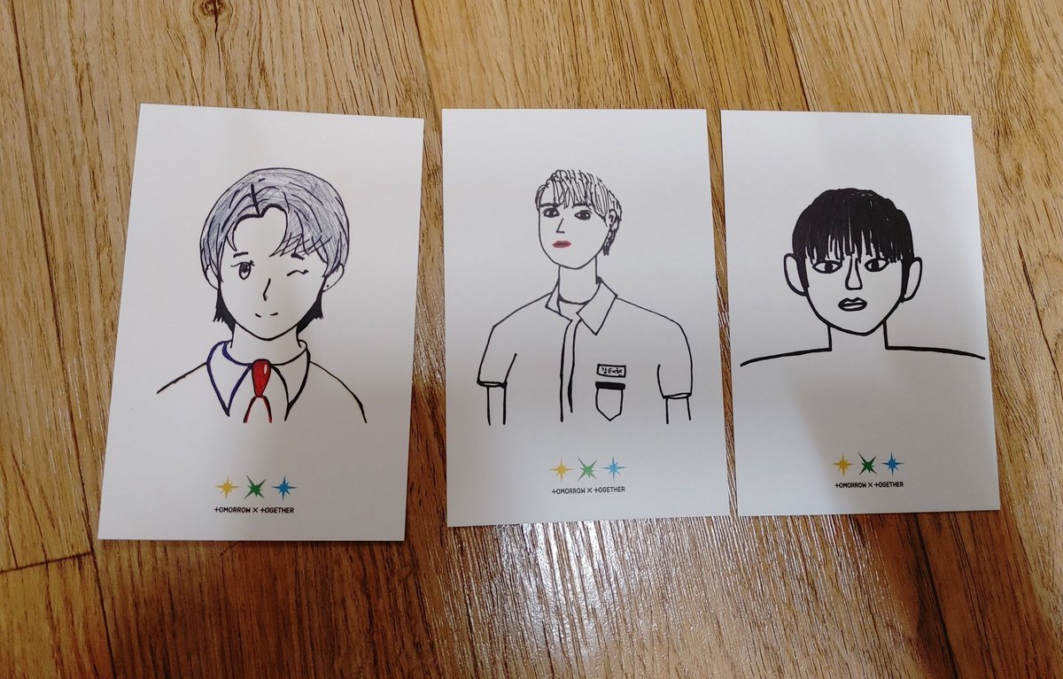 DAYDREAMHOPEWOR's tweet image. 투바투 943 9와4분의3 공방포카 3장 일괄 15000원에 양도합니다. 보관만한거라 하자없습니다.
#투바투양도