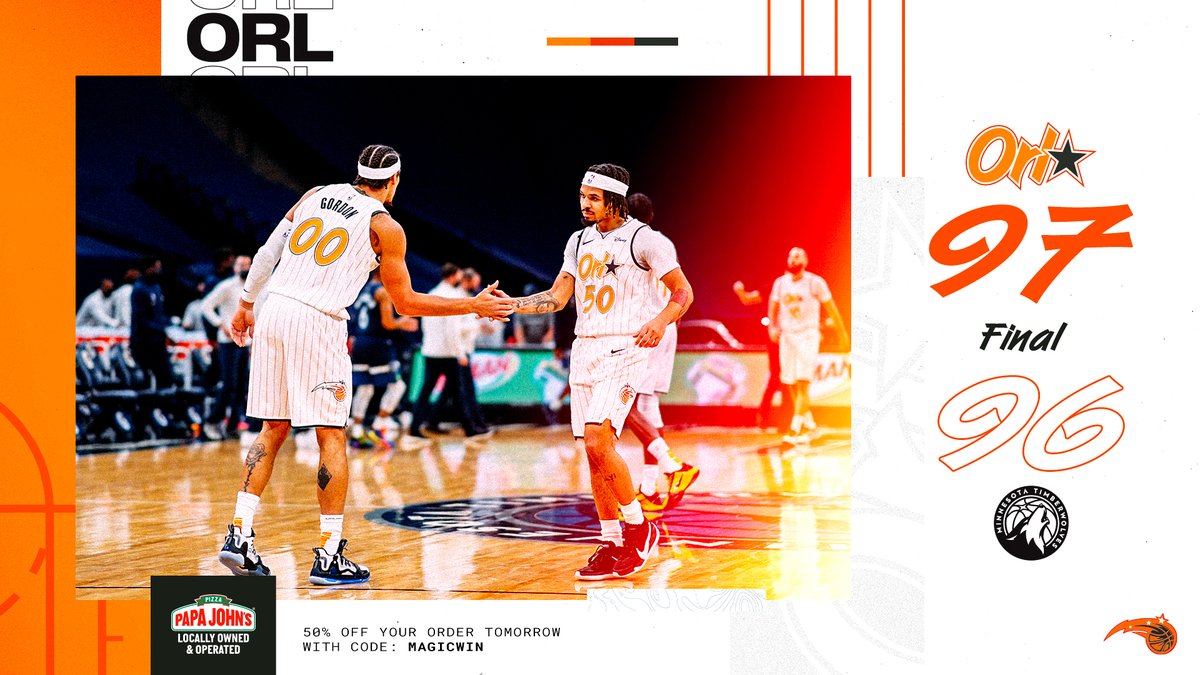 OrlandoMagic's tweet photo. IT'S A COLE WORLD ❄️ https://t.co/1t7CiwnbmH