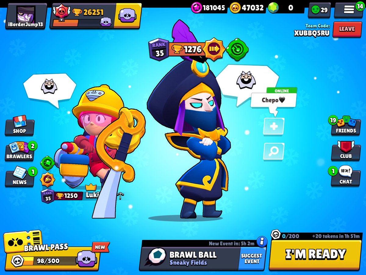 iBorderJump13's tweet photo. My first rango, mortis on brawl ball only, huge thanks to @Jack_chepo @Lukiebear4 @slash_bs @Zee_BS_ Torchy, and everyone else who helped along the way https://t.co/j5sbJjJxJn