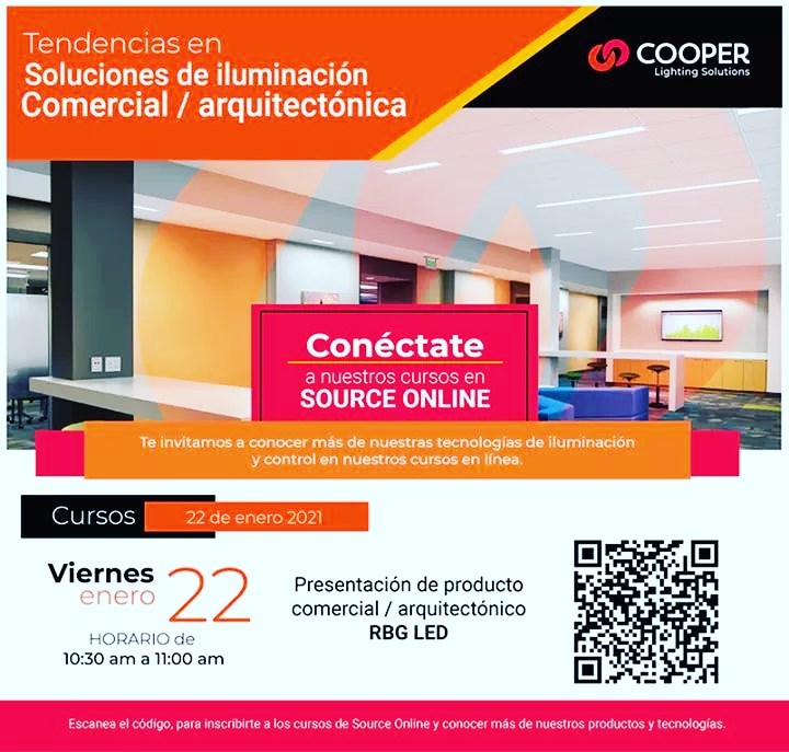 miscelecmx's tweet photo. Escanea el código para inscribirte a los cursos de Source Online y conocer mas de los productos de #COOPERLIGHTING y sus nuevas tecnologías. Mas información de estos productos en iluminacionjz@miscelec.com (656)397-7700 ext 1222, 1247 https://t.co/qOzyPSTMKr