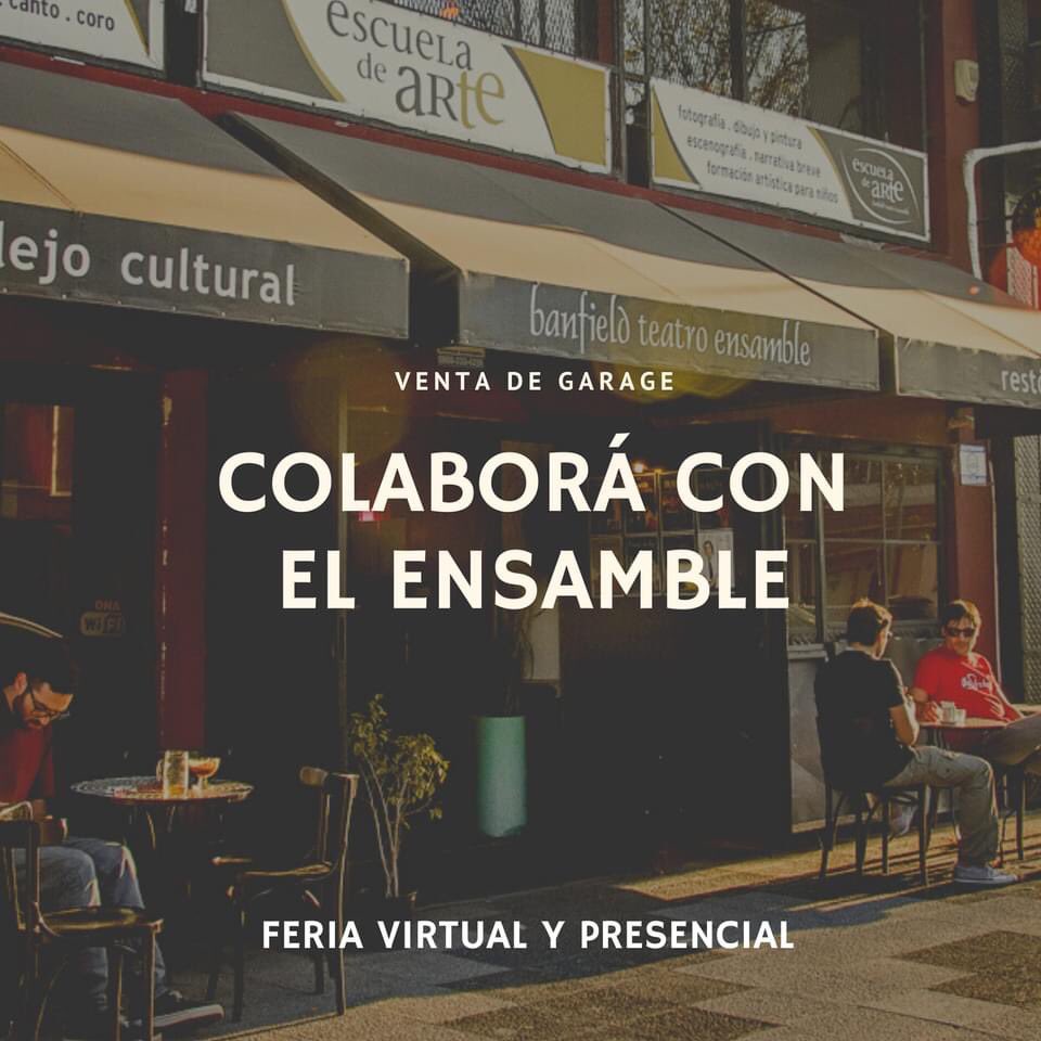 JazzBTEnsamble's tweet photo. @BTeatroEnsamble necesita de vos

Pusimos a la venta todo nuestro equipamiento y mobiliario y realizamos una feria de garaje.

📌Presencial: jueves y sábado, de 12 a 18 hs con protocolo sanitario en el teatro, Larrea 350, L de Zamora

También x mail o Watsapp
Lxs esperamos https://t.co/fPSgeyV8Wx