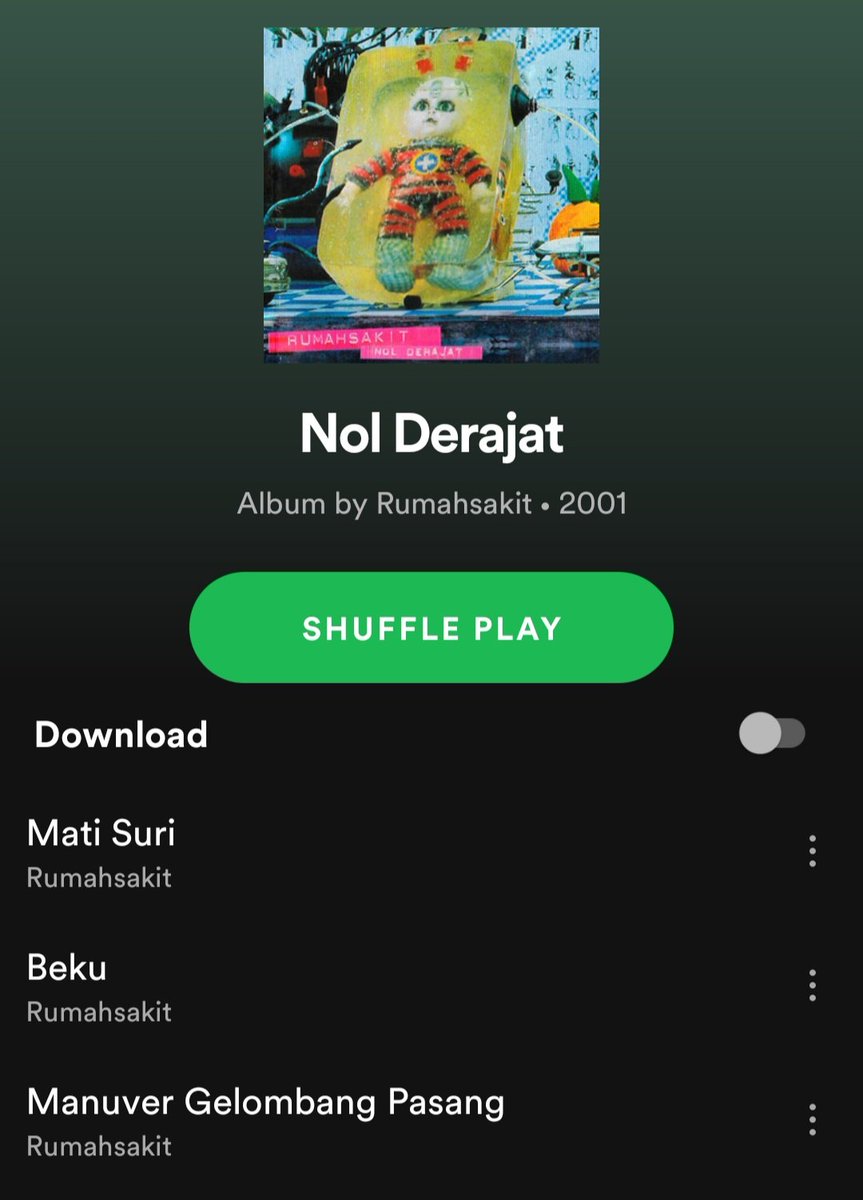 Damssky's tweet photo. Album Nol Derajat @_rumahsakit  setelah persis 20 tahun, akhirnya rilis digital mulai hari ini.. terharuu 🤗 https://t.co/hvz6ThrKVe