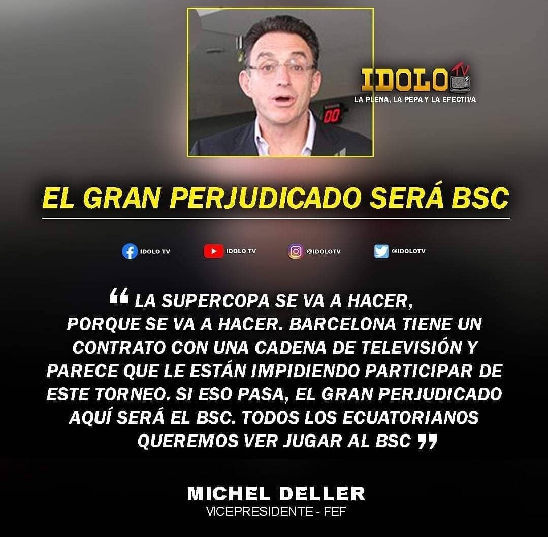 idoloTV's tweet image. PARA REIR UN RATO🤣🤣🤣

DELLER DICE QUE EL PERJUDICADO POR NO JUGAR LA SUPERÑOÑA💩 ES BARCELONA Y SU HINCHADA🤣🤣🤣