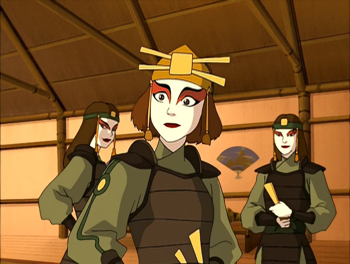 suki- also a substitute/only plays on 3 on 3- can also jump high but for some reason cant play this game- prefers playing chinese garter- the actual chill one - sometimes annoys sokka on purpose by losing (thus the dead mother dead all rule by sokka)