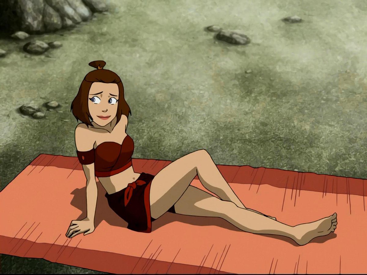 suki- also a substitute/only plays on 3 on 3- can also jump high but for some reason cant play this game- prefers playing chinese garter- the actual chill one - sometimes annoys sokka on purpose by losing (thus the dead mother dead all rule by sokka)