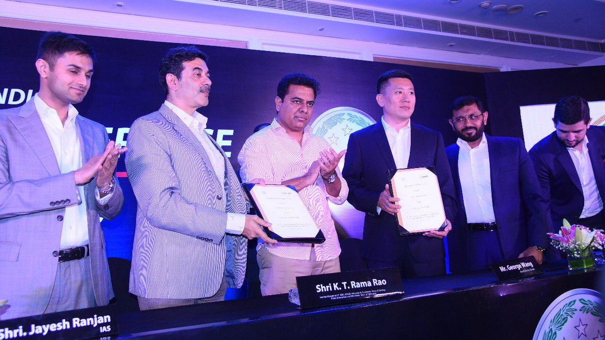 In Financial Year 2017-18, 2808 Industries ( 2493 manufacturing sector + 315 Service sector ) invested ₹57445 Crores which created huge employment of 2,74,220 (5/n) @KTRTRS