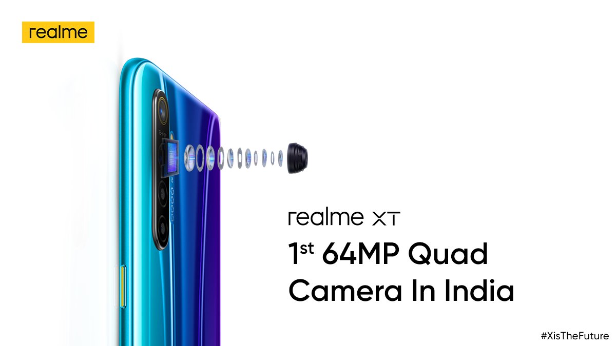MadhavSheth1's tweet photo. #ThrowbackThursday to the time #realme introduced the #realmeXT, 1st 64MP Quad Camera phone in India. 

Can you predict the milestone we will set with X7 and X7 Pro?
RT &amp; reply using #XisTheFuture https://t.co/X4ZDWGKIQH