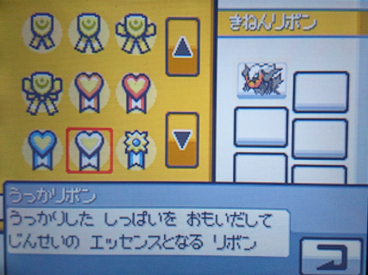 ふ さん 初 夢リボンコンプへの道 Hgss編 3 どっきリボン 曜日7兄弟のヒコに付けてもらえるぞ 二十九番道路火曜日