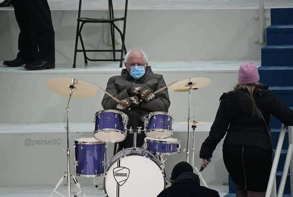 With timpani and drumsticks for all...