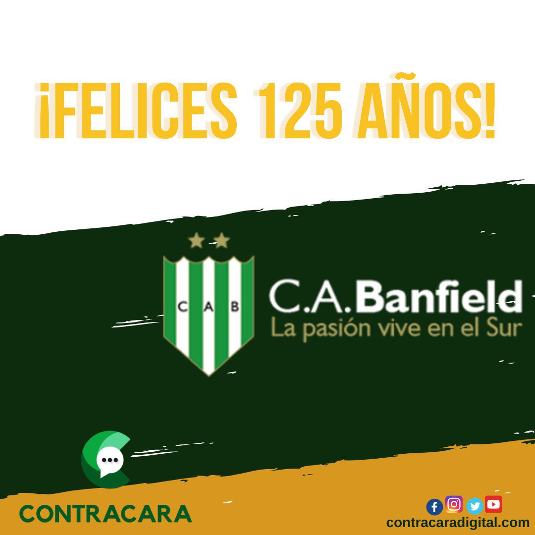 Unidosbanfield's tweet photo. ¡Felices 125 años Club Atlético Banfield! 
Gracias por existir 🇳🇬 
Por muchos años más ⛹️ 🏀⚽️

#Banfield #Aniversario #Cumpleaños #ClubatleticoBanfield #UnidosXBanfield https://t.co/pFZ9iSccHK