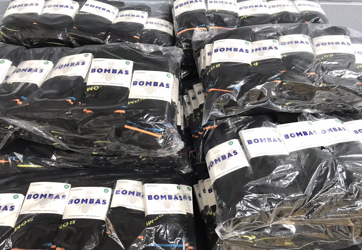 geowilkerson's tweet photo. HMS received a large donation of quality socks for our students today.THANK YOU @Bombas sock company!Your generosity is greatly appreciated.Please support this Amazing company &amp; their mission to make the world a better place as they donate a pair of socks for every pair sold!🐝🧦 https://t.co/5dE1ohRL2x