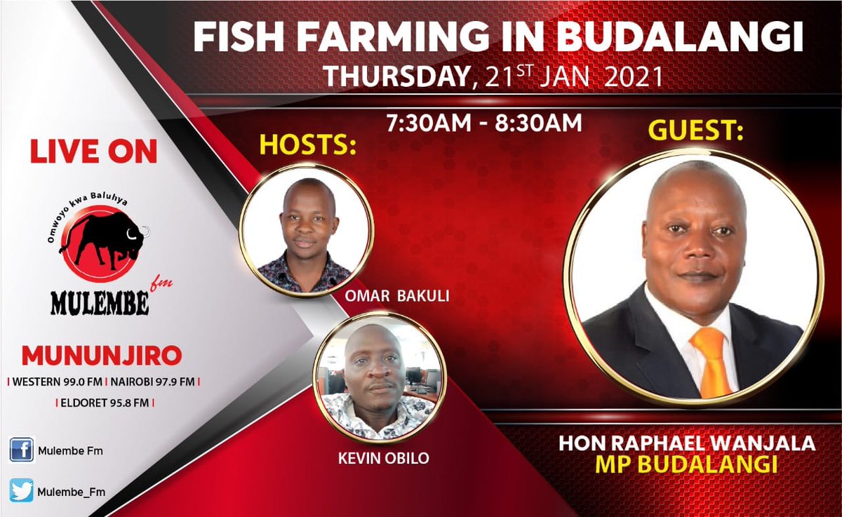 #Mununjiro7:30am Ovulimi vetsinyeni vuvere vuriena, khubere nende omujumbe wa Budalangi Raphael Wanjala nikhulenjera khukano kosi.....lirebo lilio ? <a href="/Bakuli1/">Omar Bakuli Lutatwa</a> <a href="/Mulembe_FM/">MulembeFM</a>  Sms 22954
<a href="/Bakuli1/">Omar Bakuli Lutatwa</a> 
<a href="/ObiloKevin/">Kevin Obilo</a>