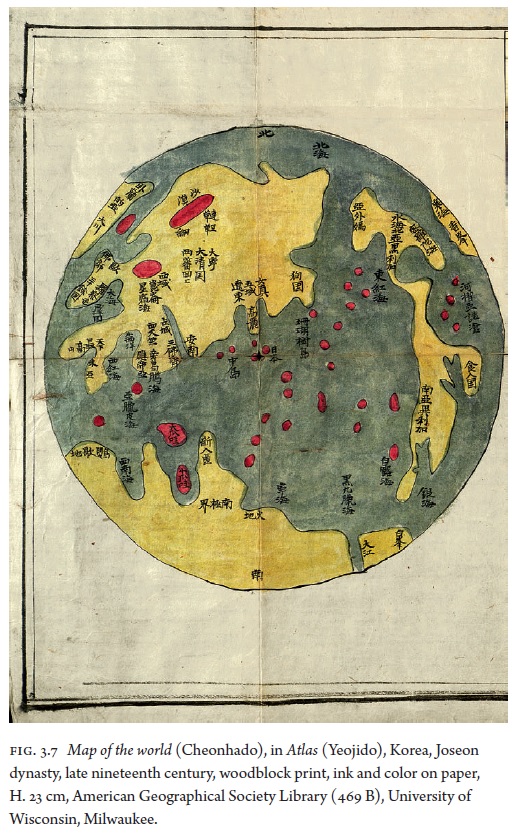 pesasymedidas's tweet photo. Mapamundi. Corea, siglos XVIII y XIX. https://t.co/a4vQxyxe6Q