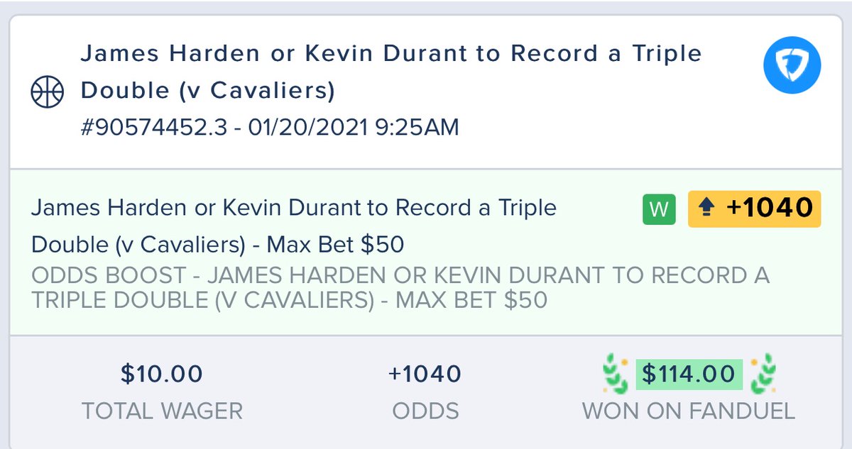 jbraun5tein's tweet photo. @br_betting Double OT FTW! https://t.co/2MEmhrDLn5