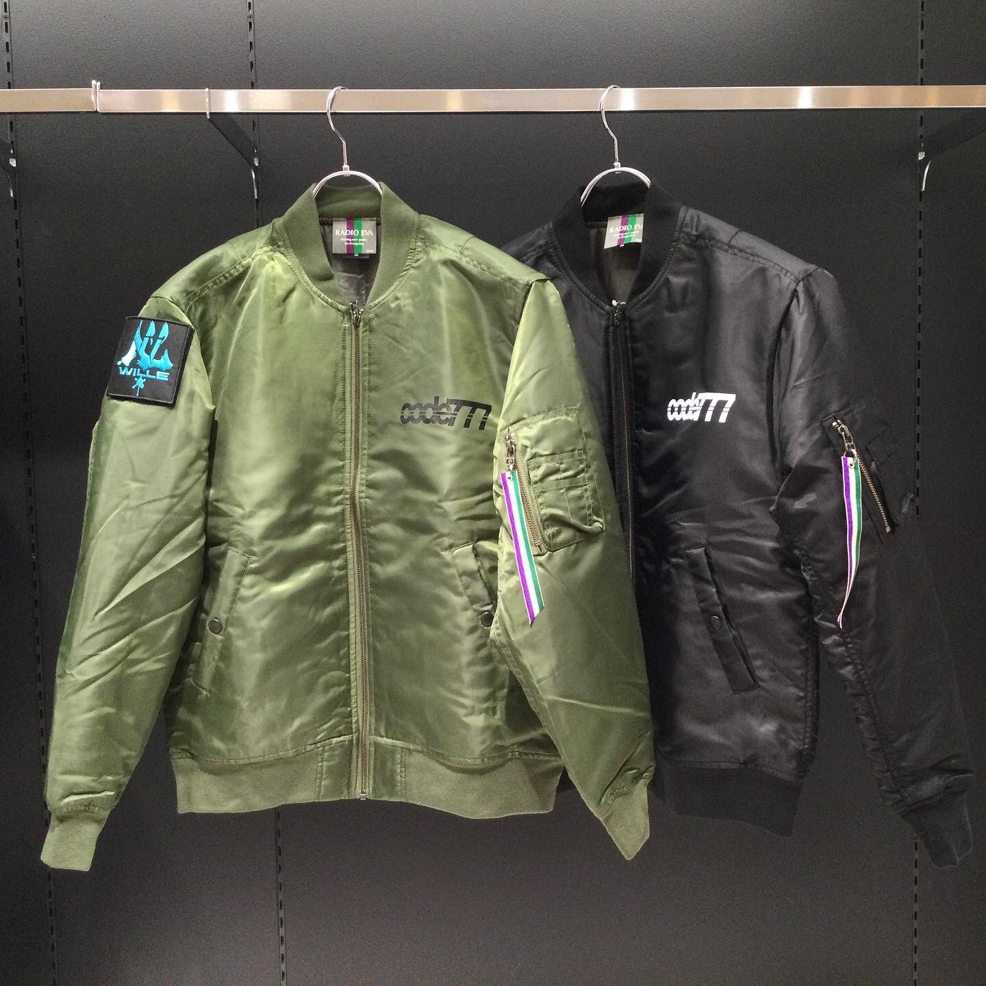 RADIO EVA THE BEAST SOLID MA-1 JACKET