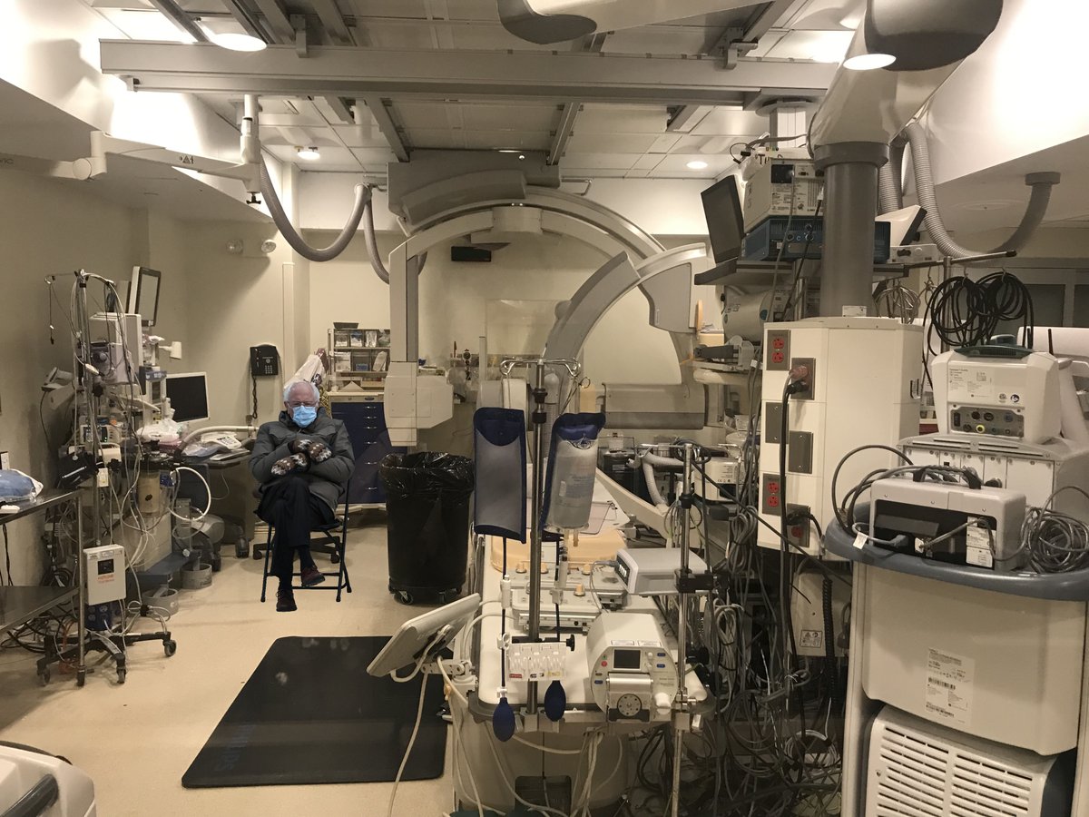 I couldn't resist Bernie as an anesthesiologist