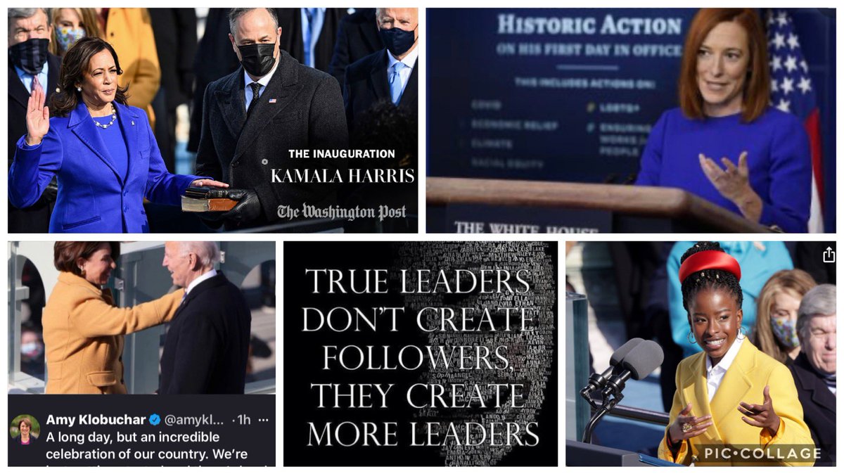 Initial reflection on today’s new US president: I love how so many people came out shining today!