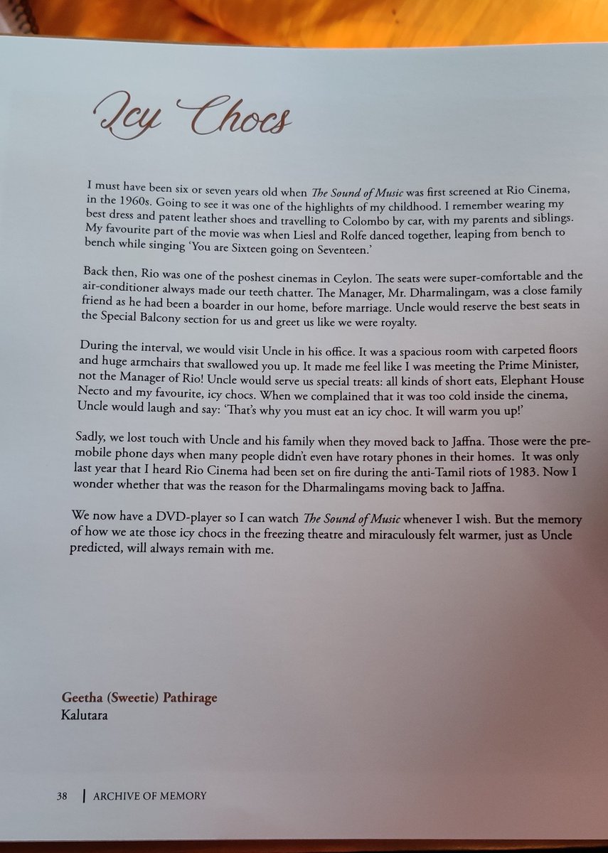 A 2019 publication 'Archive of Memory' (co-curated w/ Hasini Haputhanthri) explored Sri Lanka's post-independence history through personal narratives + objects, a reminder to go beyond mainstream histories & think about our relationship to ordinary things  https://www.google.com/amp/s/smritidaniel.com/2020/02/23/hasini-malathi-and-sharni-70-years-of-sri-lankan-independence/amp/