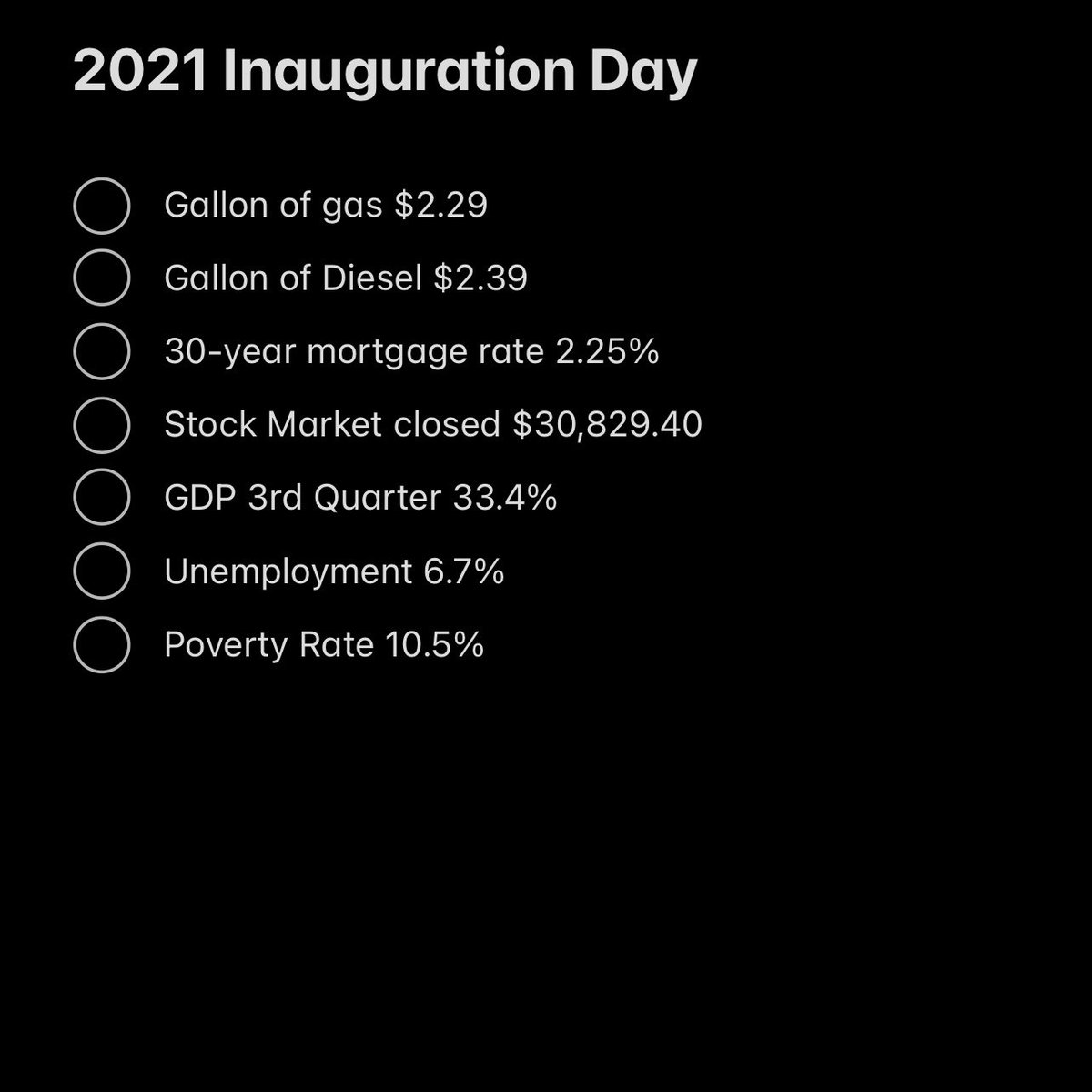Mikeleewhite's tweet photo. Let’s not forget the enormous foundation laid. #Inauguration2021 https://t.co/dhFcu8aC6e