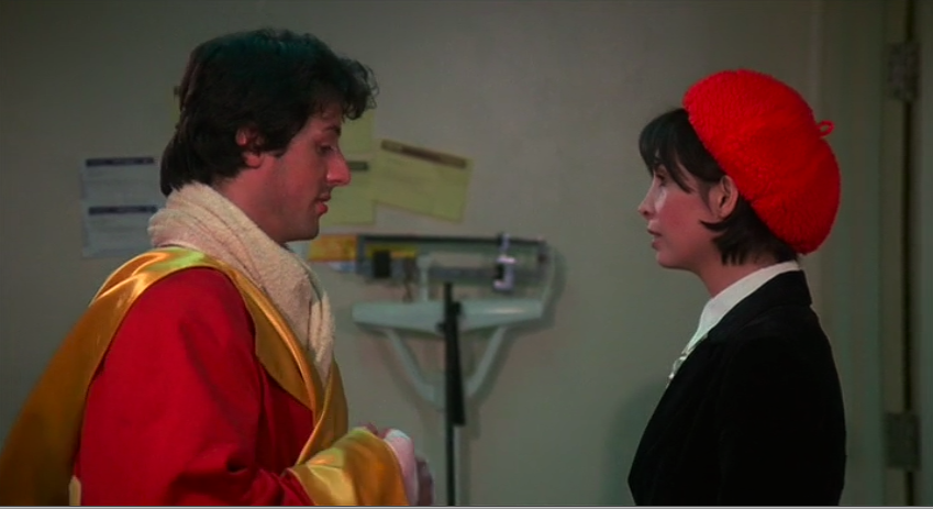 acroce66's tweet photo. Rocky is nearly killed in the ring, and when he sees Adrian,  all he can think of is ''Where's your hat?''  
Now that's screenwriting! https://t.co/l5ZuzrXUGT