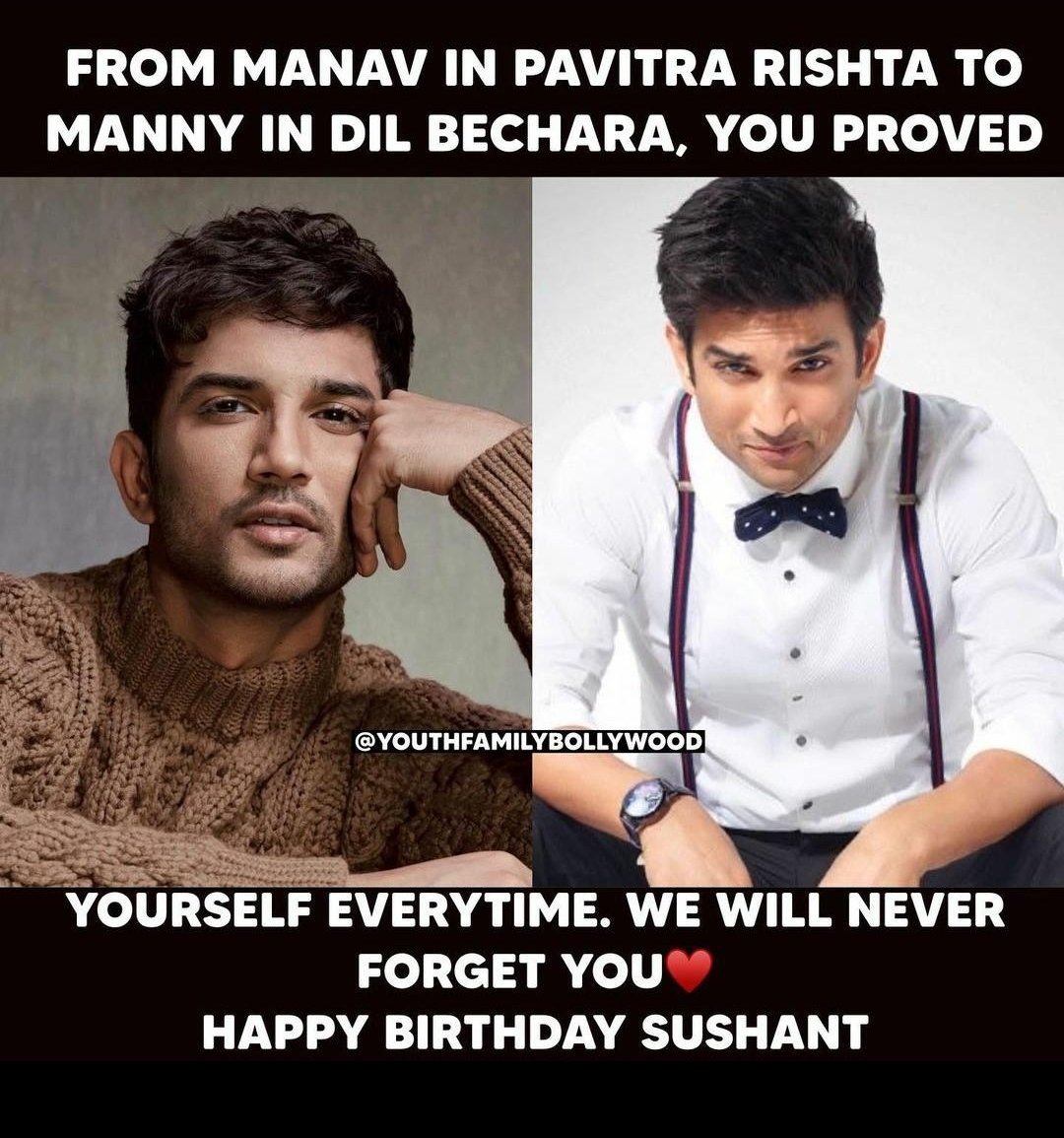 Anindit87956384's tweet photo. #ssrbirthday Happy birthday we all miss you A lot 😘 https://t.co/w4bSDIwgHc