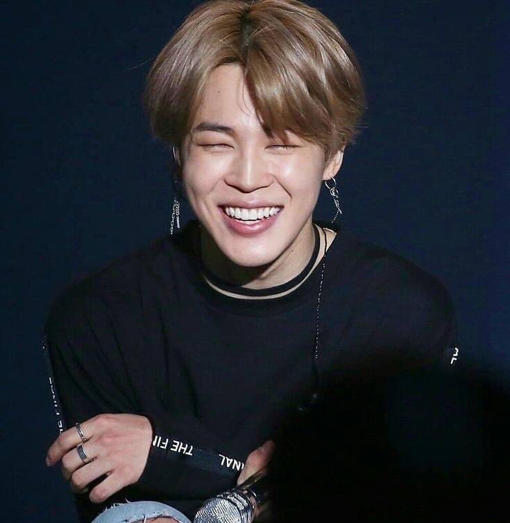 Him smiling! The sad part is he cant see us when he smile but is he adorable when he smile? I love seing him smile   @BTS_twt  #Jimin