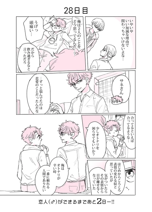 30日後に恋人(♂)ができる話
28日目

#30日BL 